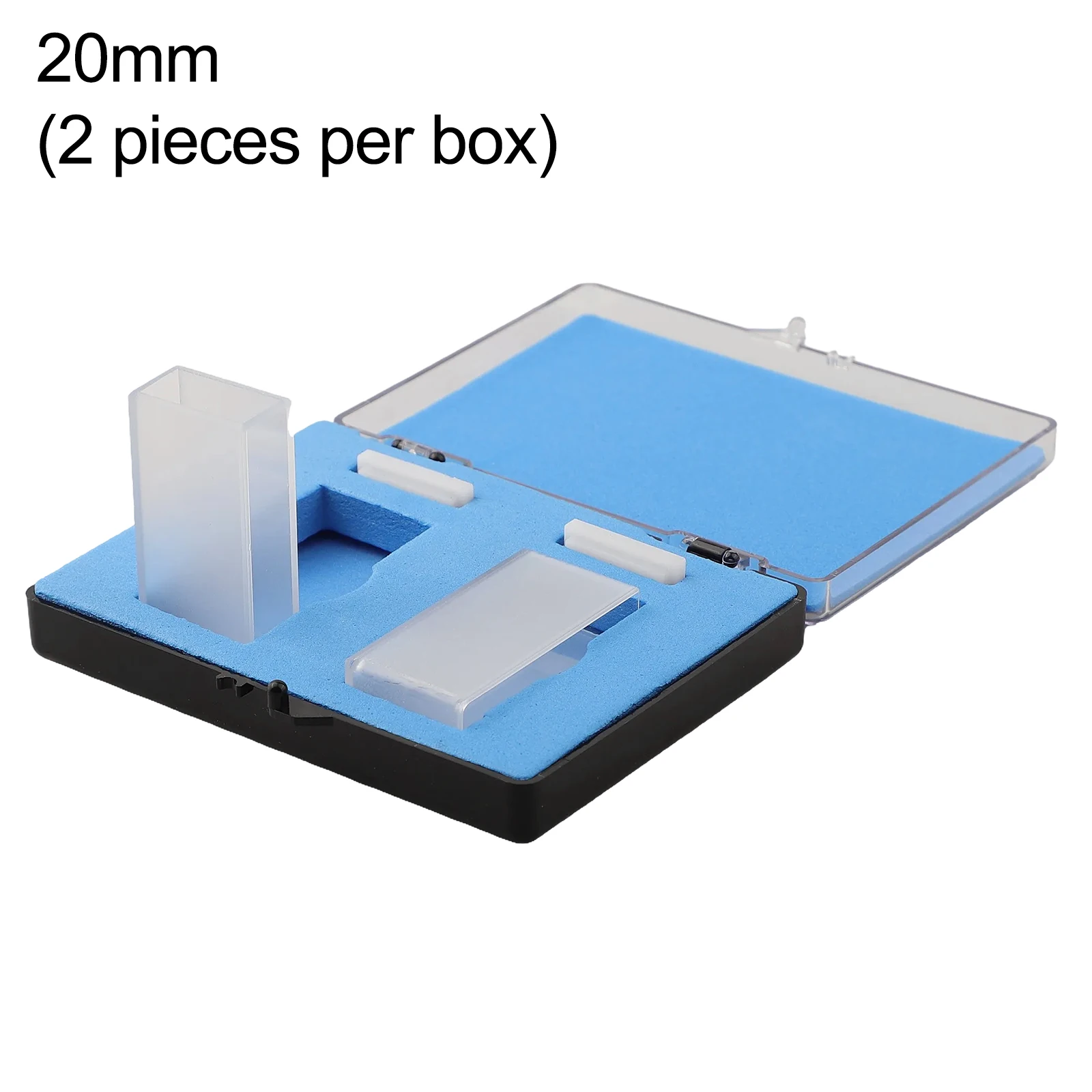 Sealable Quartz Cuvettes (2pcs) For Laboratory Infrared Spectroscopy Instruments Tools Accessories New