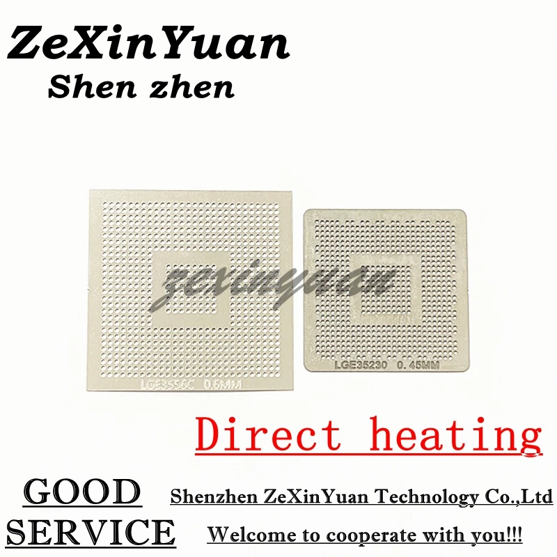 Direct heating LGE35230 0.45MM  LGE3556 LGE3556C LGE3556CP 0.6MM  Stencil