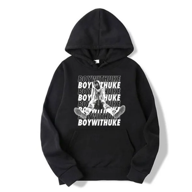 Boywithuke TOXIC IDGAF Understand Merch Men/Women Hoodie Sweatshirt Y2K Streetwear Hip Hop Oversized Long Sleeve Pullover Tops