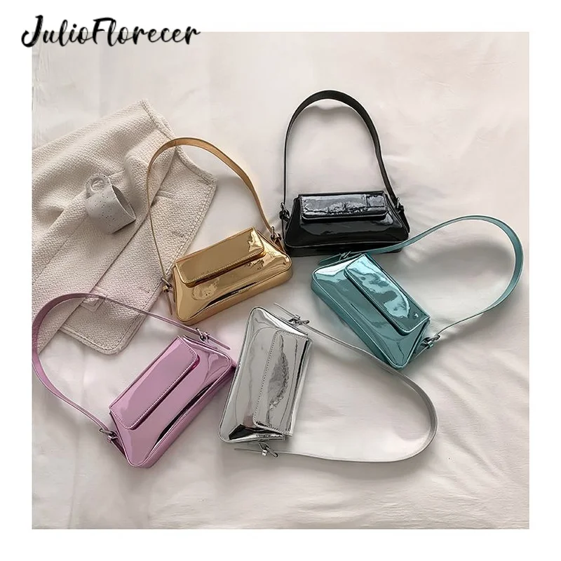 JulioFlorecer Evening Bag Women Y2k Silver Purse Hobo Bag Tote Handbag Satchel Bag Party Bag Clutch Purses Crossbody Bags 2023