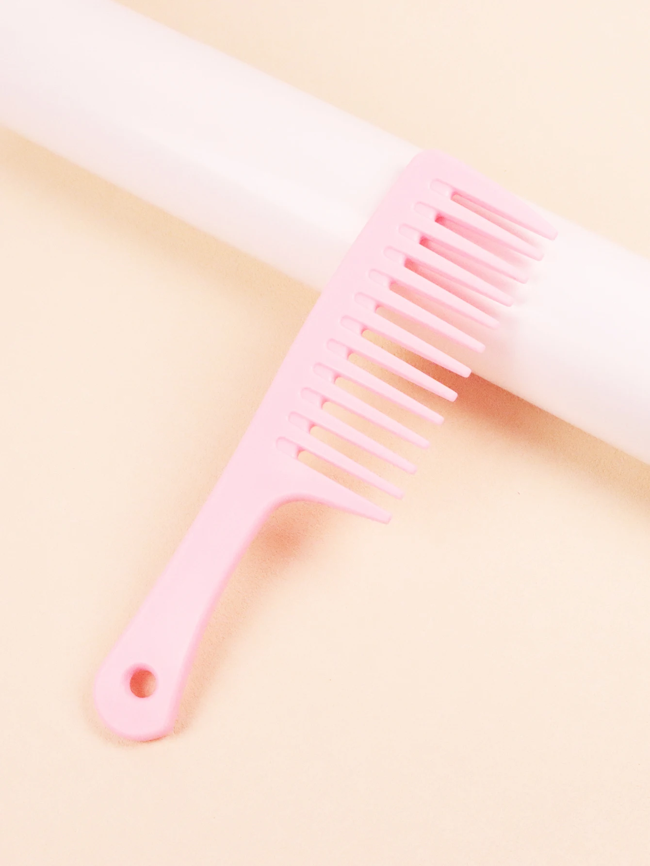 Wide Toothed Comb With and Without Handle, Used for Daily Hair Care, Durable ABS Plastic