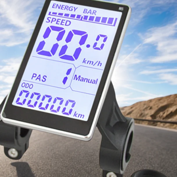 

Waterproof Electric Bike LCD Display Screen for Mountain E-Bike Parts Universal Electric Scooter Bicycle M5 LCD Panel Screen