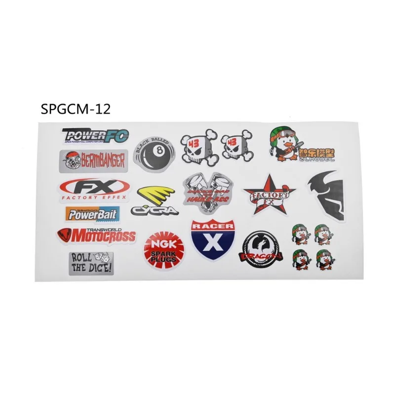 RC toy car sticker decorative parts modification accessories for 1/12 1/16 RC Crawler Car D90 98s 86S Land Rover Defender mn99s