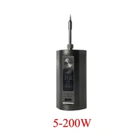 Hell200 510 Thread Electric Soldering Iron Adjustable 5-200W Welding Repair Tools By Dual 18650 (Without) Battery VS Sigelei 213