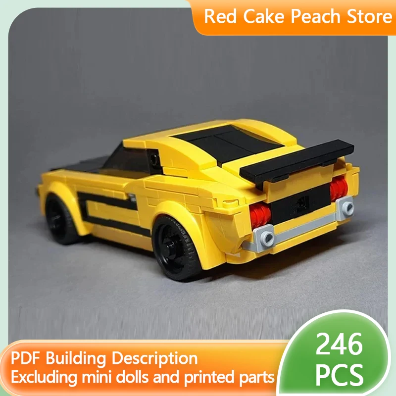 

Модель скоростного гоночного автомобиля MOC, строительные кирпичи Boss 302, верхний уровень, спортивный автомобиль, модульная технология, детские праздничные подарки, сборные игрушки