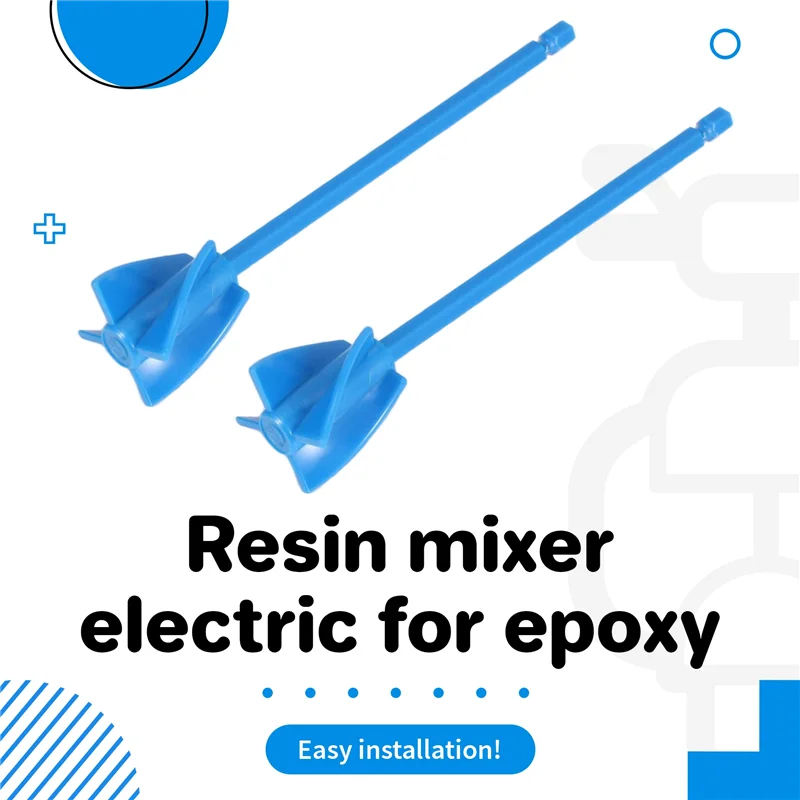 A99X-hars mixerpeddels, epoxy mixeropzetstuk voor boor, herbruikbare verfmixer, voor epoxyhars, glazuur, siliconen