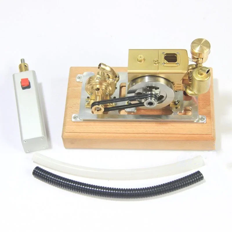 

Pure Brass Diesel Engine Model Tractor Engine Toy with Water Pump Starter Retro Gasoline Engine Model
