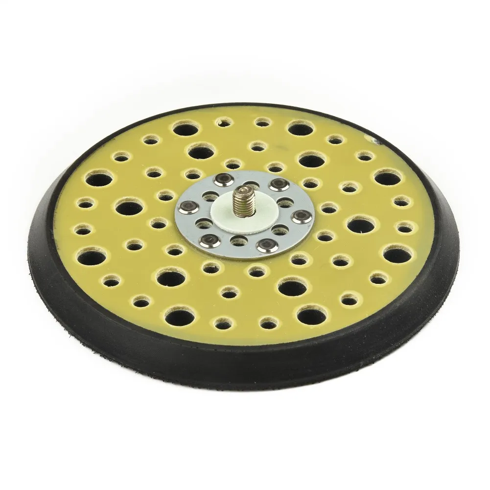 150mm Medium Density Backing Pad with 54 Holes for DEROS Random Orbital Sanders Compatible with 5/16 Thread Mount