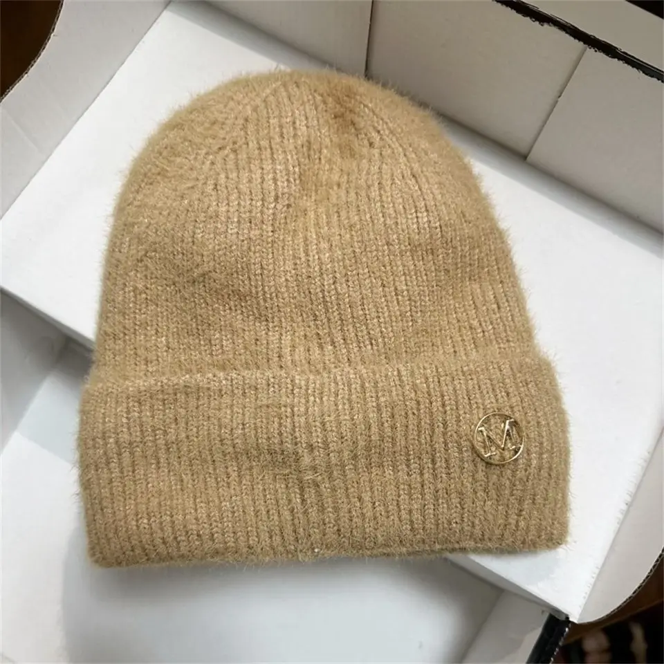 Winter Hats New Beanies Knitted Solid Cute Hat for Women Men  Autumn Female Baggy Cap Warmer Bonnet Ladies Casual Cap, image 17