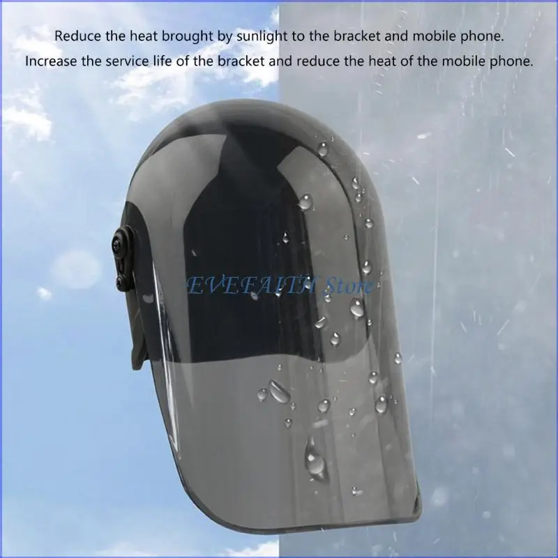 

124B Motorcycle Smartphone Mount Support with Enhanced Stability and Dustproof Features for Reliable Navigation Communication