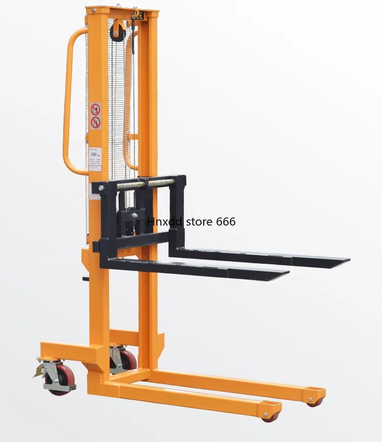 Manual stacker Wire rope winch hoist Heavy lift stacker