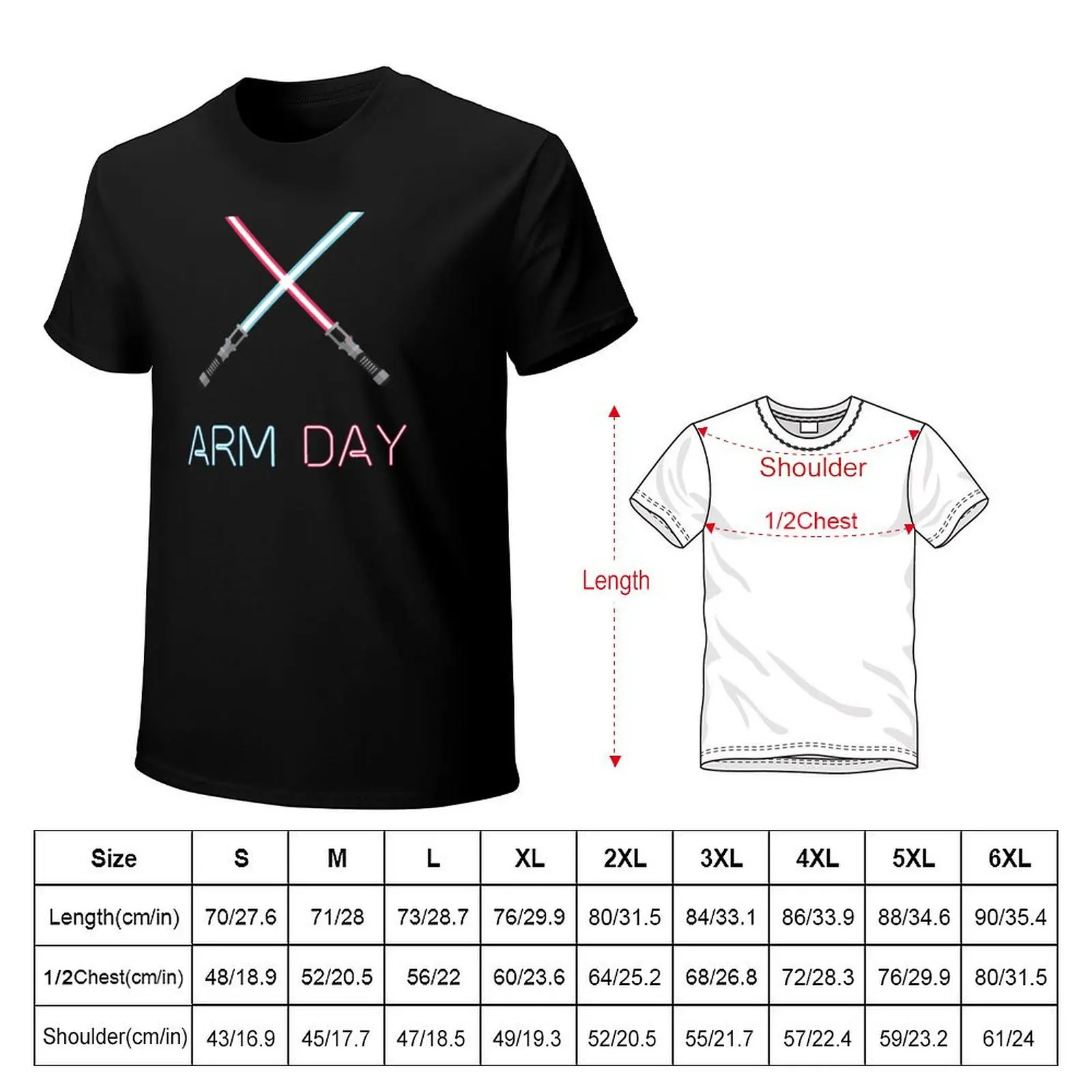 ARM DAY Beat Saber T-Shirt Basic Comfort Fit T-Shirt for Men
