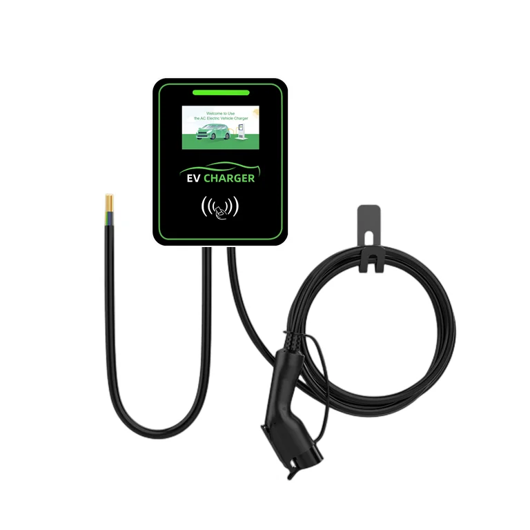 Evse Type2  AC charger station wallbox  7kw/11kw/22kw  ev charger 32A electric vehicle charging station with OPCC