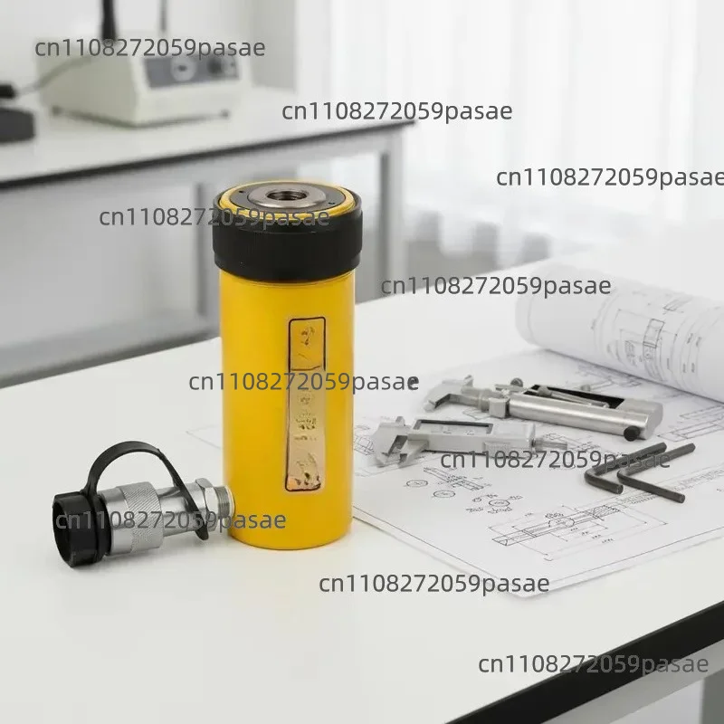 ENERPAC Equivalent adjustable steel 13T 700Bar single acting hollow plunger hydraulic jack RCH-121 for pushing and lifting