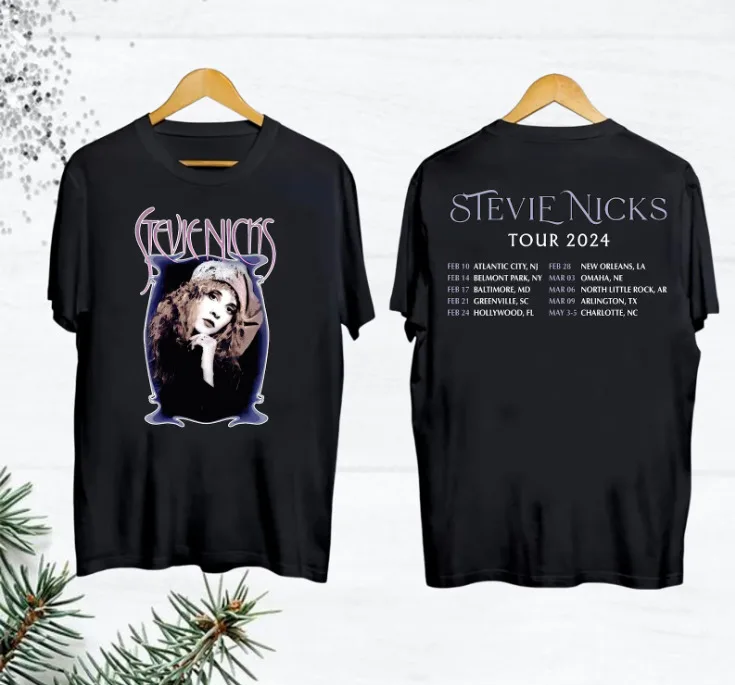 2024 Stevie Nicks Live In Concert T-Shirt, Vintage Stevie Nicks Shirt Fan Gifts