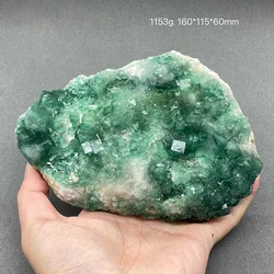 100% natural green fluorite raw mineral specimen healing crystal stone