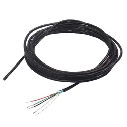 Tooyful Shielded 4 Conductor Guitar Circuit Hookup Wire Wiring Pickup Cable 24 AWG