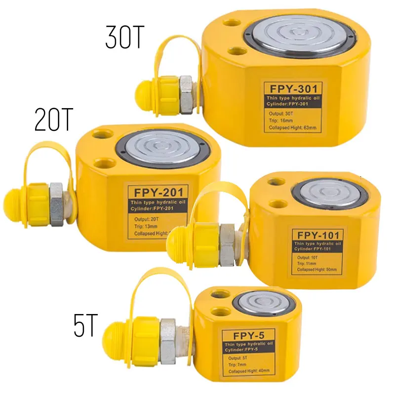 Martinetto idraulico portatile ultrasottile Split Booster Hydrocylinder Martinetto di sollevamento verticale manuale 5T/10T/20T/30T Corsa 7mm 11mm 13mm