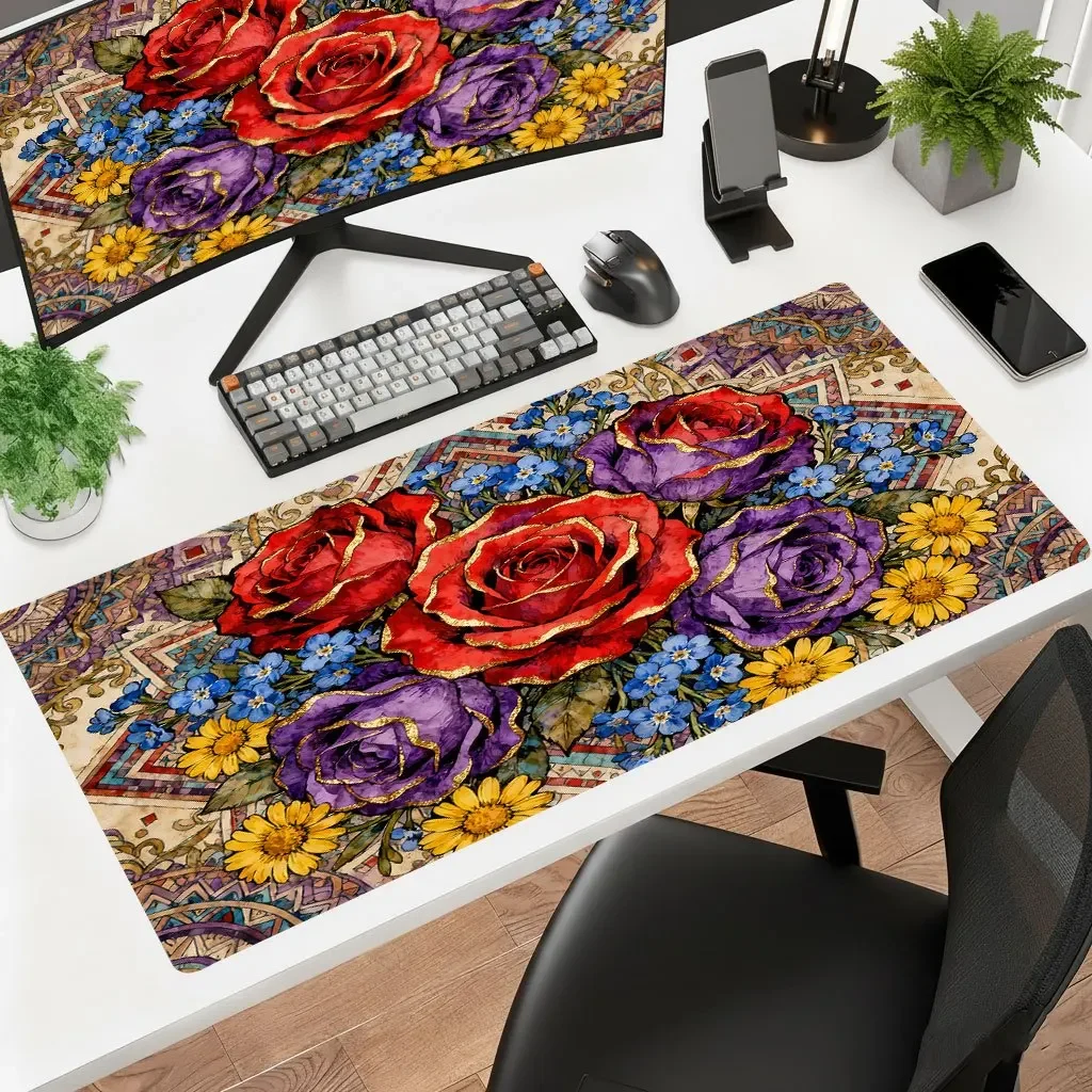 Phnom Penh Iron Rose Decor Mouse Pad HD Print Thick Non Slip Multi Size Desk Mat For Gaming Laptop Office
