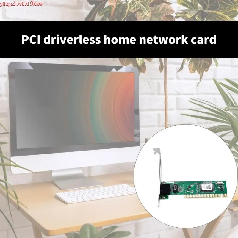 E8BA Desktop PCI LAN محولات 100 ميجابت في الثانية عروض عالية المقابس تشغيل دعم متعددة النظام