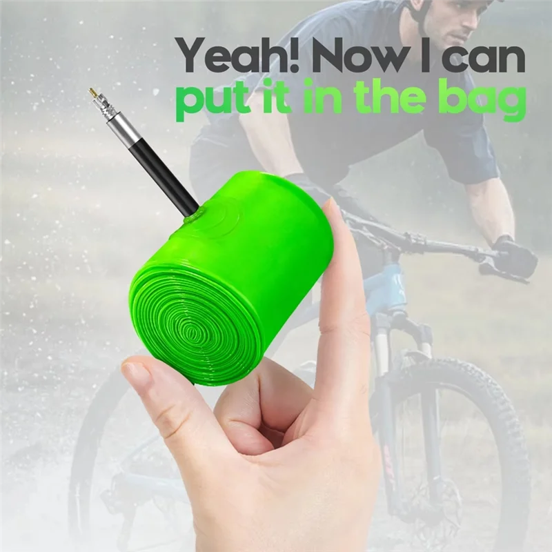 أنبوب داخلي أنيق للدراجة خفيف للغاية مصنوع من مادة TPU لإطارات الدراجة خفيفة الوزن بعجلة 28 بوصة