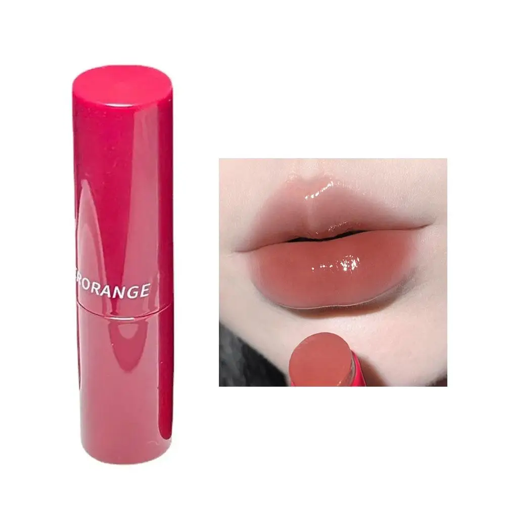 Spiegel Wasser Licht Lippenstift wasserdichte Lippen glasur feuchtigkeit spendende Glanz tönung Lippe Anti-Cracking farbige Gelee Lippe Lippenstift Lippe m a0e1