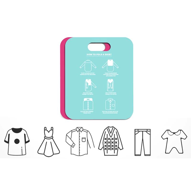 Clothes Folding Board Household Shirt Organizer Child Adult T-Shirts Dress Folder Closet Laundry Storage Solution