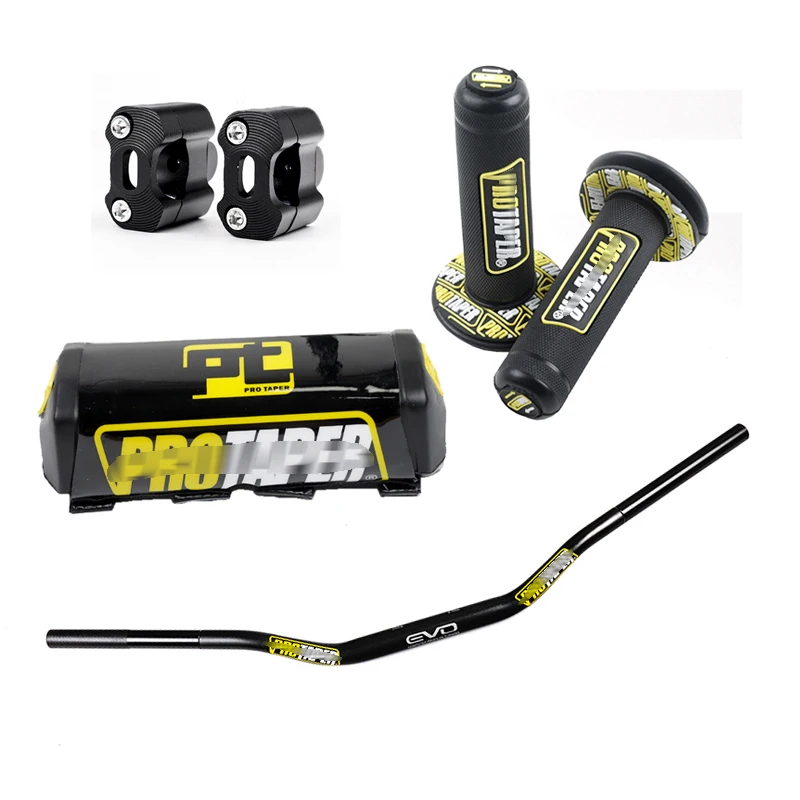28mm CNC Motorcycle 1-1/8" Fat Bar Handlebar High Handle Grips Clamps Pads For KAWASAKI HONDA SUZUKI YAMAHA Kayo CRF Dirt Bike image 5