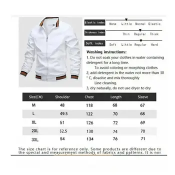 Men Windbreaker Jacket White Casual Jacket Fashion Men Outdoor Waterproof Sports Coat Spring Summer Bomber jacket Men Clothing 5