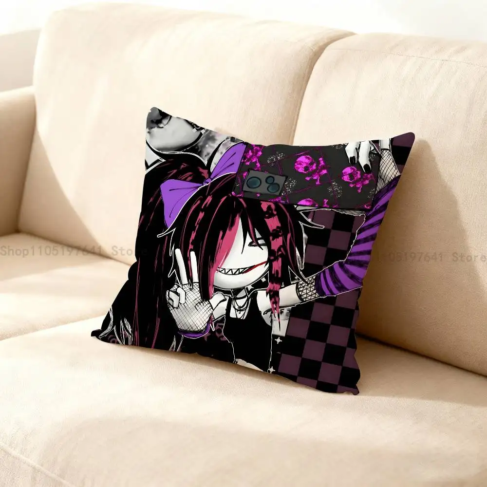 Nina The K-Killer Anime Celebrity Merchandise All-Match Printed Pillow Case Sofa Car Office Room Decoration Protector