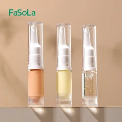 FaSoLa Travel Mini Dispenser di crema per il viso in plastica portatile flacone vuoto vuoto flacone per pompa cosmetica Airless per disinfettante per le mani