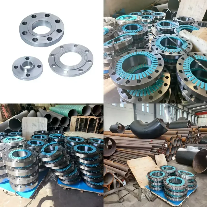 6 Hole 4 Inch 304 316 Stainless Steel Flange 200mm 2 Bolt High Pressure Industrial ANSI Certified