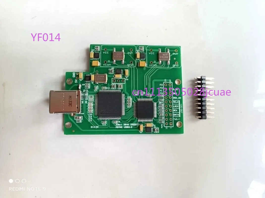High-Fidelity USB Digital Interface, Asynchronous Clock Module with 5 LT3042 Independent Power Units