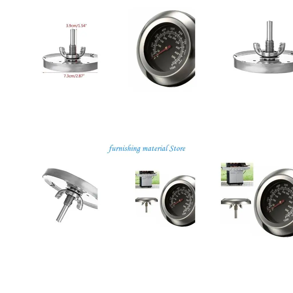 

Y5GD 304 Stainless Steel Temperature Meter Detector Monitor Oven Thermometer Gauge