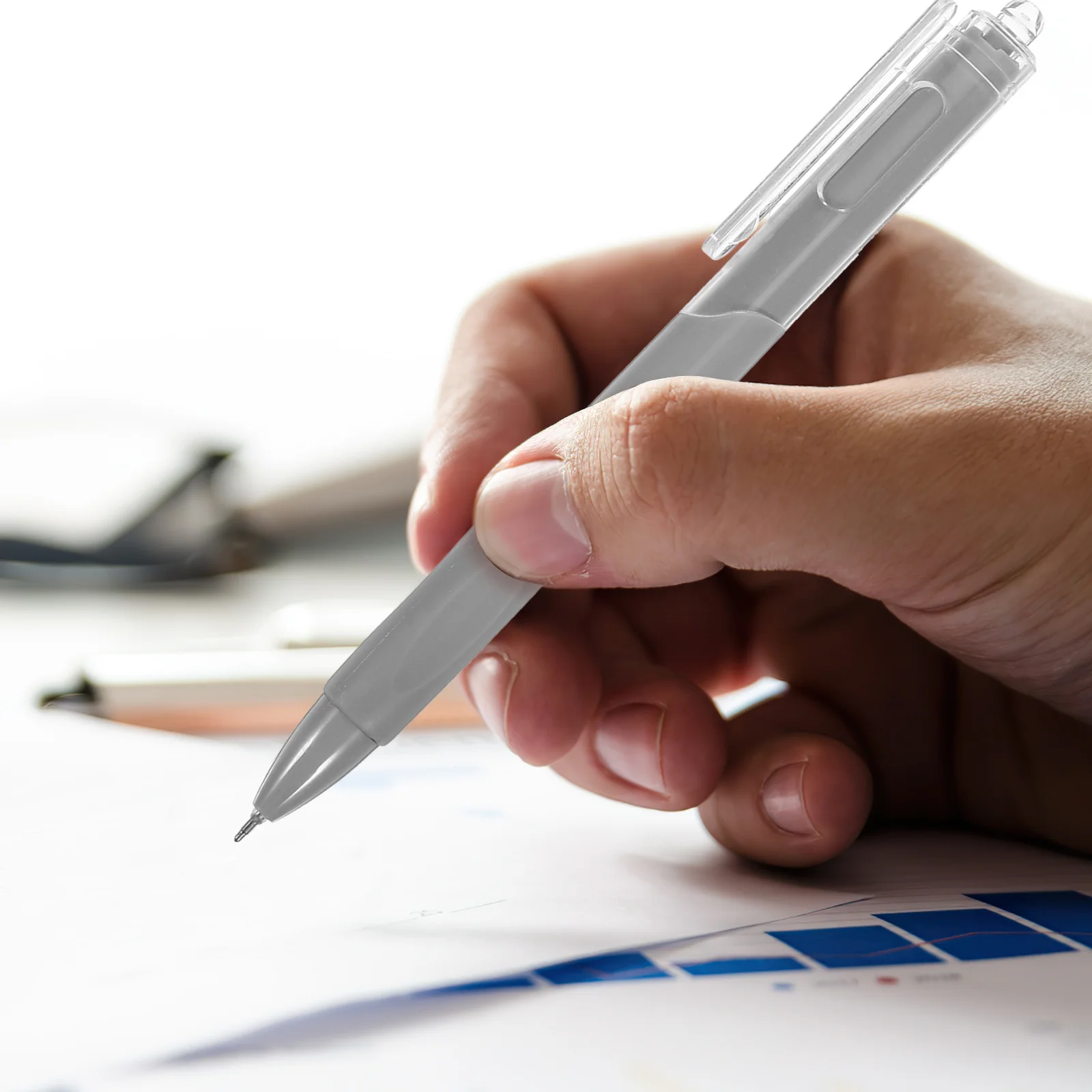 

5 шт. шариковая ручка, черные ручки для рукописного ввода для школы и офиса, эргономичные удобные ручки для ежедневного письма, рукописные ручки