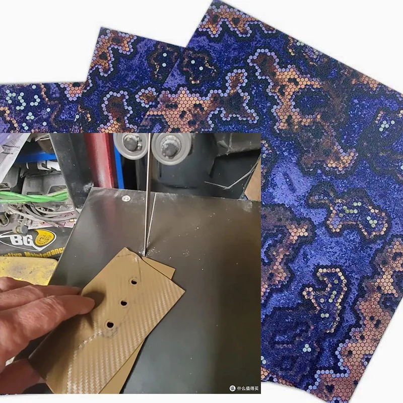 2026 New 8 Sizes Golden Blue Game Iamge Style KYDEX Thermoplastic Board Sheet Thermoform Plate For Holsters Sheath Scabbard Make