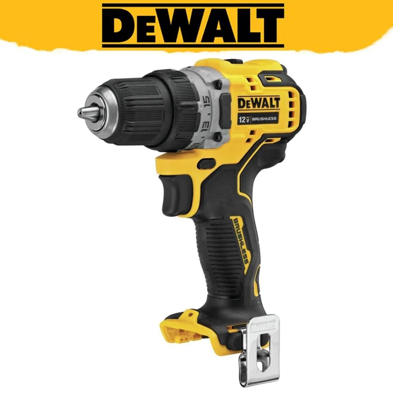 DEWALT DCD701 무선 드릴, 3/8 인치 가변 속도 지속, 내구성 LED 조명 드릴링 전동 공구, 12V MAX *