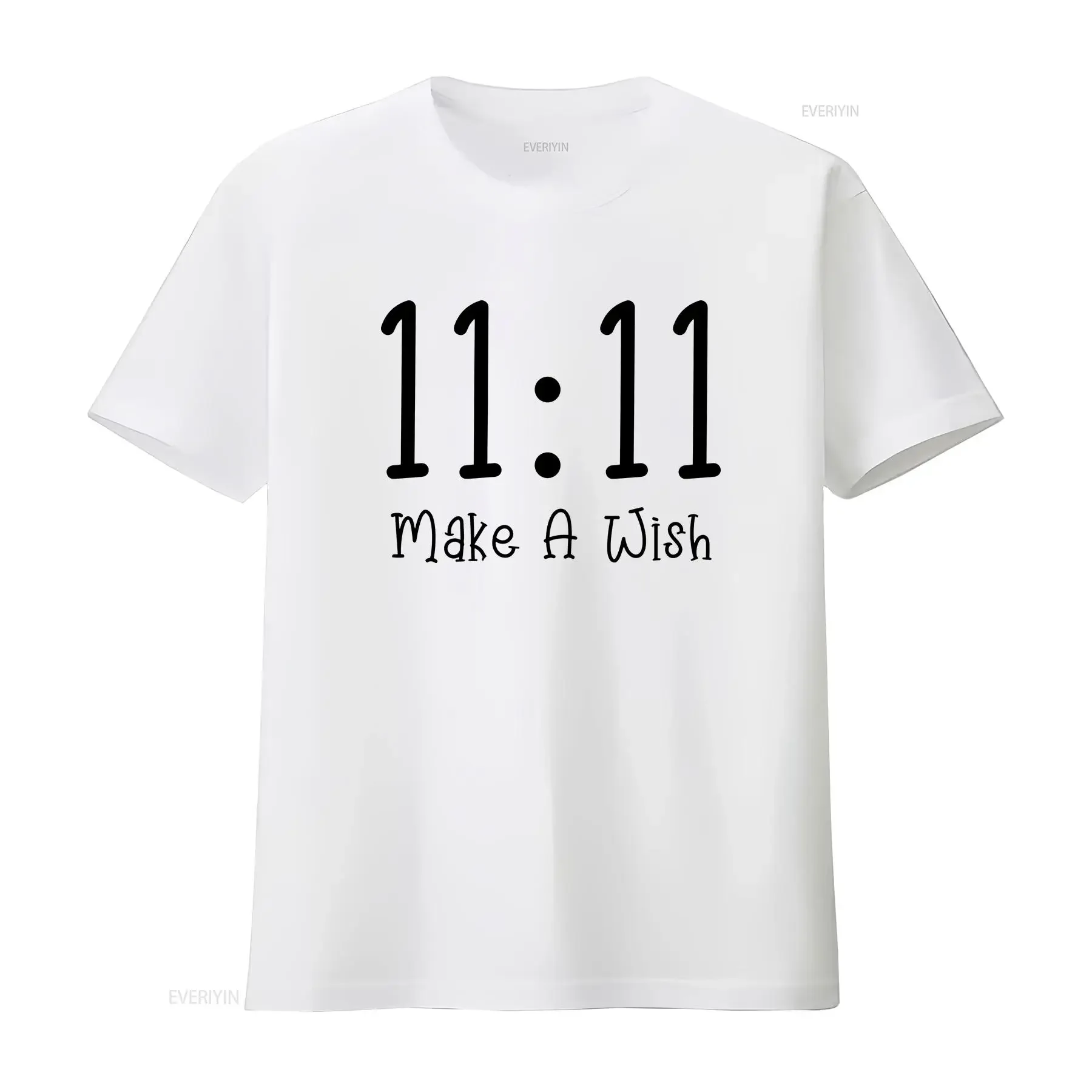 Make a Wish T Shirt 1111 11 Inspirational Positivity Quote Womens Ladies Spiritual vintage Washed fashion Comfortable Versatile