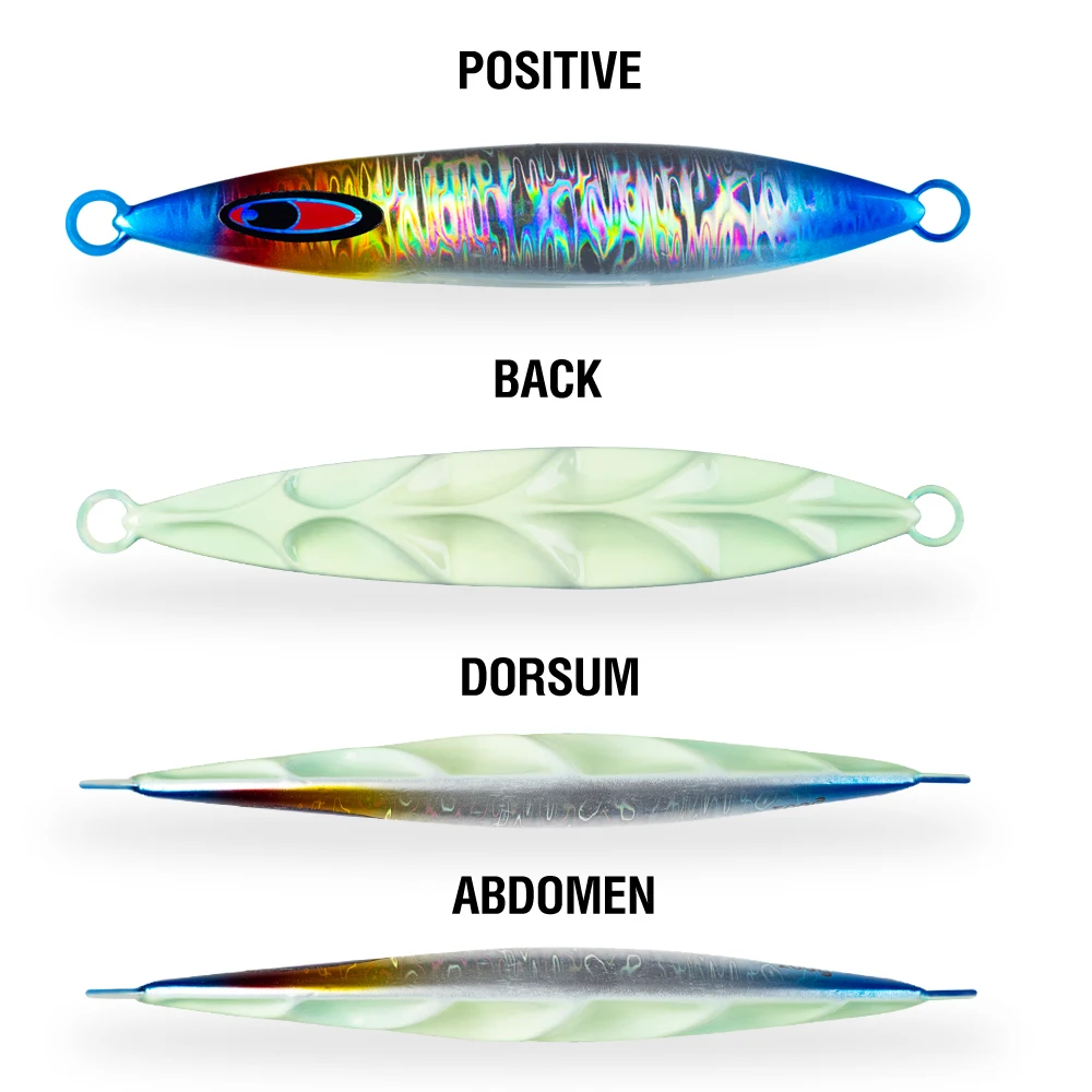 1Pc Luminous Jig Lure Fast Sinking Jigging Long Casting Lure 40G-200G Metal Bait With Sharp Hooks For Sea Fishing