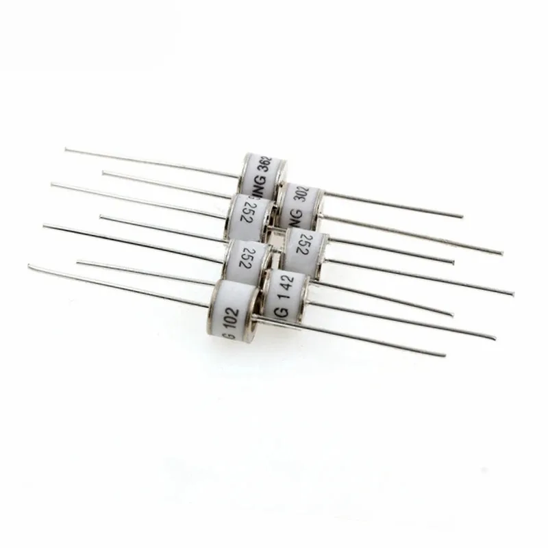 10Ps 8*6Mm 2RM Ceramic Gas Discharge Tube SXH81-70V 75V 90V 150V 230V 350V 470V 600V 800V 1000V 1500V 2000V 3000V Surge Arrester
