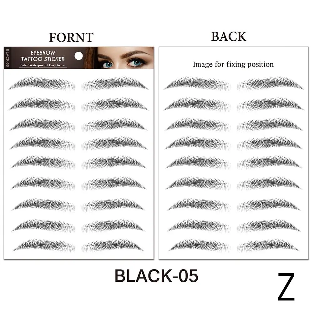 6D Hair Like Eyebrows Stickers for Authentic Look