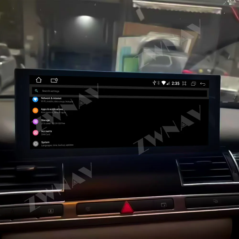 Android 13 Car Radio 12.3' Screen For Audi A8L 2011-2017 Navigation Device Wireless GPS  Player Stereo Multimedia