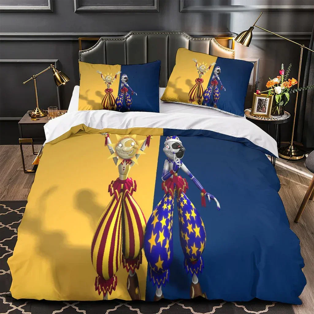 Game S-Sundrop M-Moondrop Duvet Cover Set Twin Queen King Size No Filling and Sheet Birthday Gift For Teens Bedroom Decor