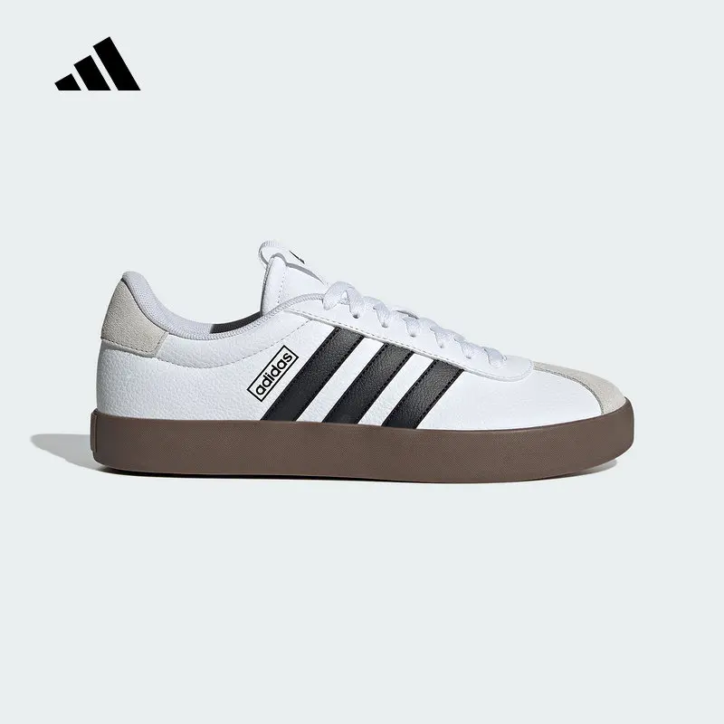 

Adidas Mens Suede Leather Skate Shoes 2026 New White Black Three Stripes Classic Casual Sneakers ID6285