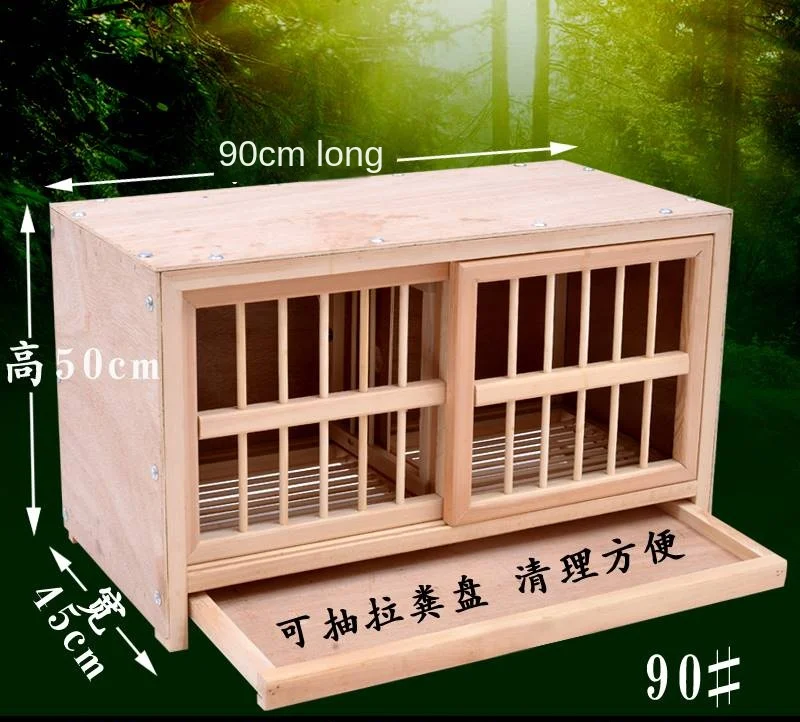 Outdoor Wooden Cat Cage Large Solid Wood Chicken Coop Large Pigeon House Chicken Coop Bird Cage