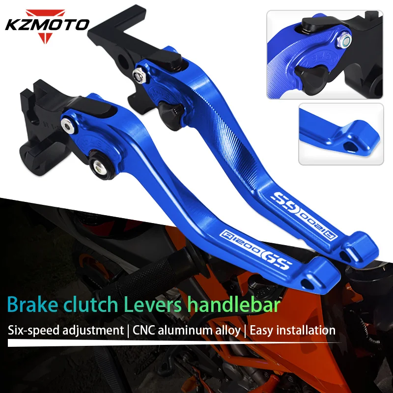 

New For BMW R1200GS R 1200GS R 1200 GS LC Adventure Motorcycle Accessories CNC Adjustable Short Brake Clutch Levers Handle Grips