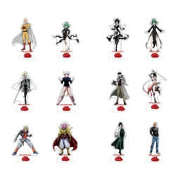 One Punch Man Anime Figure Saitama Genos Tatsumaki Garou 15cm Acrylic Stand Model Plate Desk Decor Fans Gift