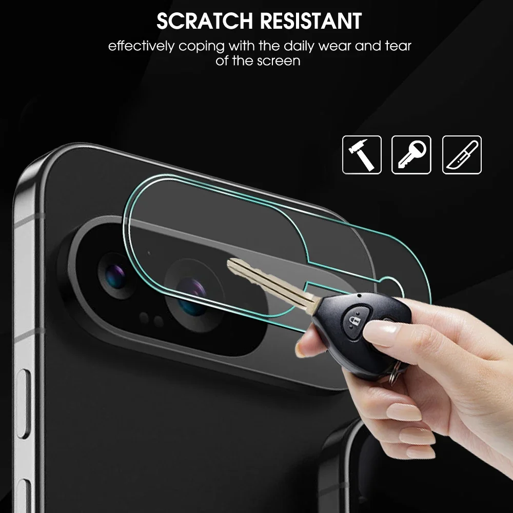 1-10pcs Tempered Glass For Google Pixel9/Pixel9 Pro Back Camera Len Anti-scratch Protective Film Cover For Google Pixel 9 Pro XL