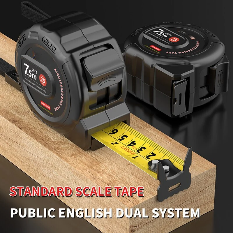 3m/5m/7.5m Tape Measure Easy Read Measuring Tape Measure Measuring Tools Anti-corrosion Retractable with Lock Ft/Metric