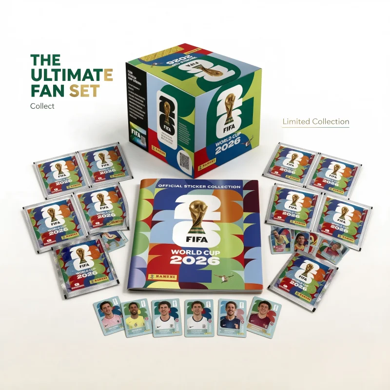 Autocollants Panini authentiques neufs Coupe du Monde FIFA 2026 Version Internationale Collection Rare Souvenir pour les Fans de Football